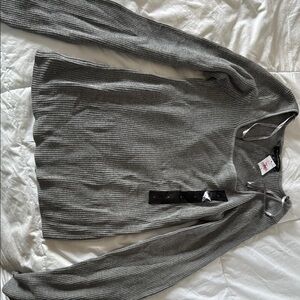 Banana Republic Factory Gray Women's Crew Neck Sweater